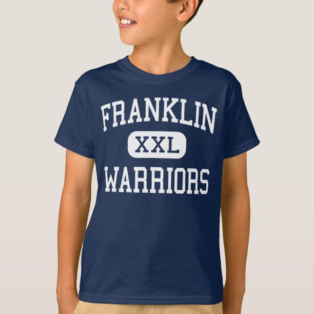 T-shirt Franklin - guerriers - junior - Brainerd Minnesota (Devant)