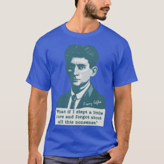 T-shirt Franz Kafka Portrait et citation