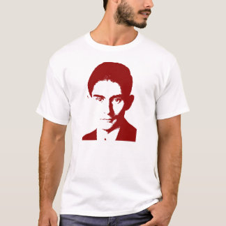 T-shirt Franz Kafka rouge