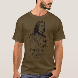 T-shirt Franz Liszt Musique classiquePiano 1