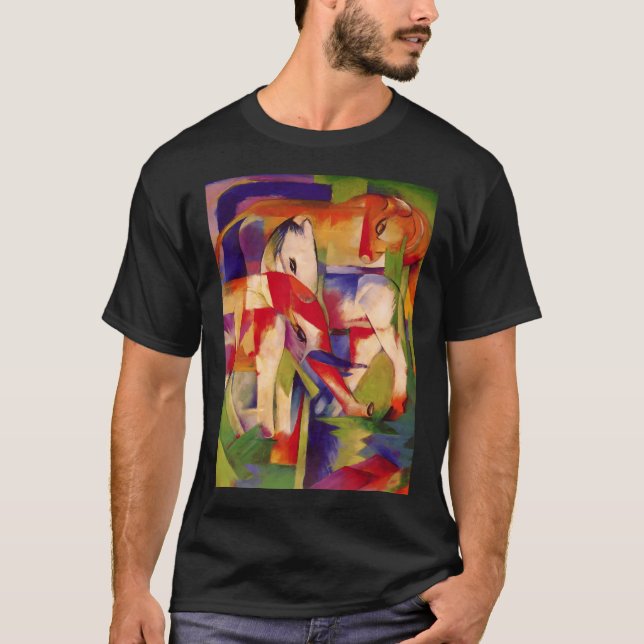 T-shirt Franz Marc Elephant Cheval Cattle (Devant)