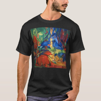 T-shirt Franz Marc Roe Deer Dans La Forêt