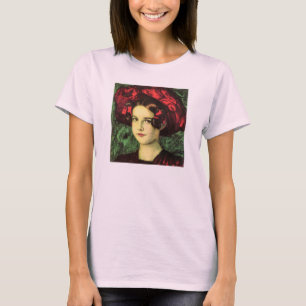 T-shirt Franz von Stuck - Mary avec le casquette rouge