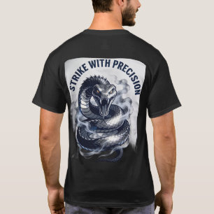 T-shirt Frappe Avec Précision – Chemise Graphique Snake Po