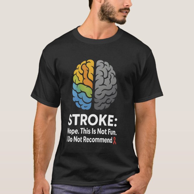 T-shirt Frappe Non Ce N'est Pas Amusant Je Ne Recommande P (Devant)