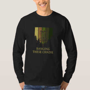 T-shirt Frapper Ces Chaînes Disc Golf Humour de Golfeur D