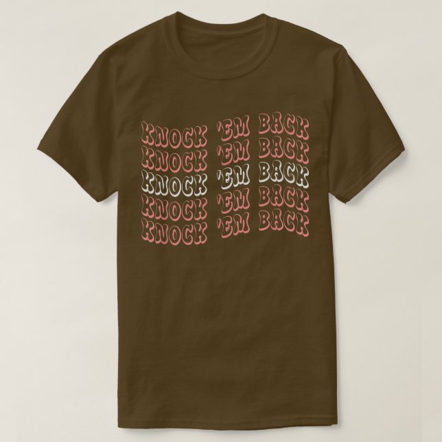T-shirt Frapper Em Back Mignonne Wallen Funny Tee (Design devant)