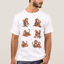 Frapper le design de bébé singe