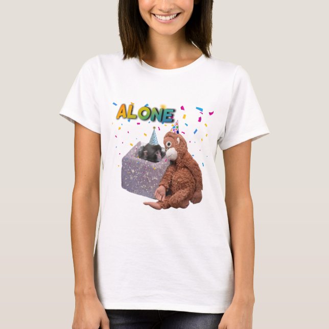 T-shirt Frapper le singe (Devant)