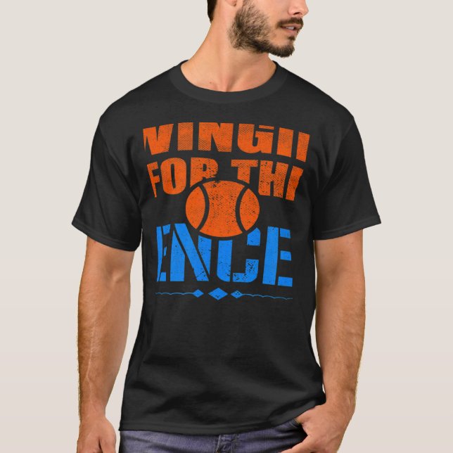 T-shirt Frapper les clôtures Baseball Mignon Meme (Devant)
