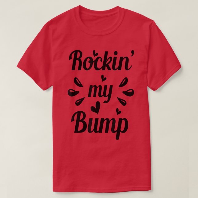 T-shirt Frapper Ma Grossesse De Saute Ou De Nouveaux Paren (Design devant)