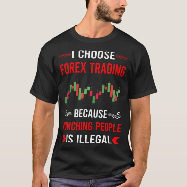 T-shirt Frappeur de trading Forex Trader (Devant)