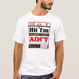 T-shirt Frappez-les où ils ne sont pas