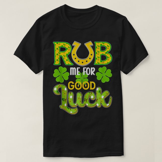 T-shirt Frappez-Moi Pour Bonne Chance St Patricks Jour Drô (Design devant)