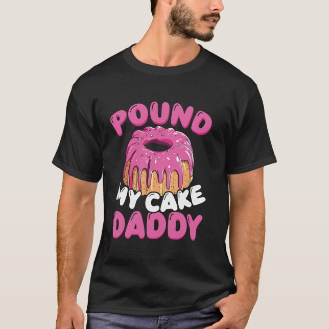 T-shirt Frappez mon gâteau papa (Devant)