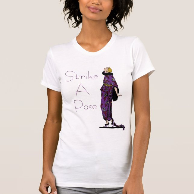 T-shirt Frappez une pose (Devant)