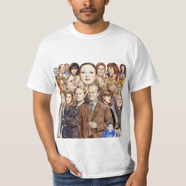 T-shirt Frasier - Collage (Devant)