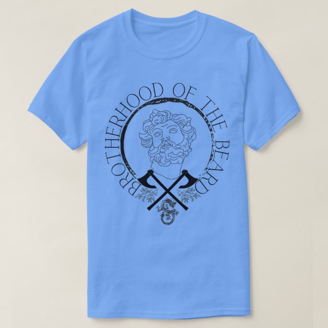 T-shirt Fraternité de la barbe (Design devant)