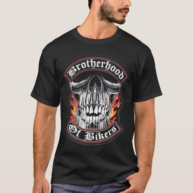 T-shirt Fraternité de motards (Devant)