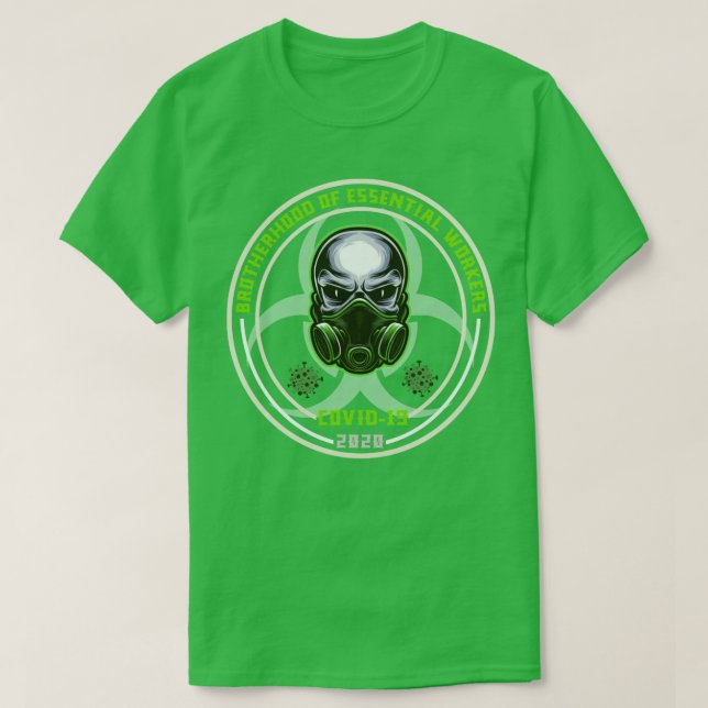 T-shirt fraternité des travailleurs essentiels 2 (Design devant)