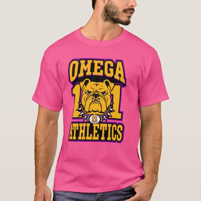 T-shirt Fraternité Omega Psi Phi, Omega Psi Phi Athlétisme (Devant)