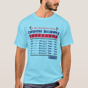 T-shirt Fraternité (ver.2) : 8 Bit Frères Règle