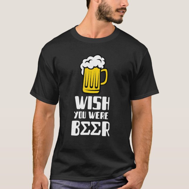 T-shirt Fraternity  WISH YOU WERE BEER Sigma (Devant)