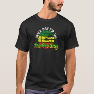 T-shirt Frayer la voie pour la journée positive Rasta Rast