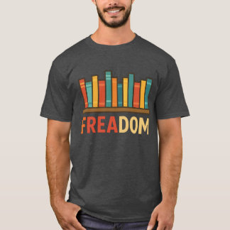 T-shirt Freadom Anti-Banned Books - Read Banned Books Libr