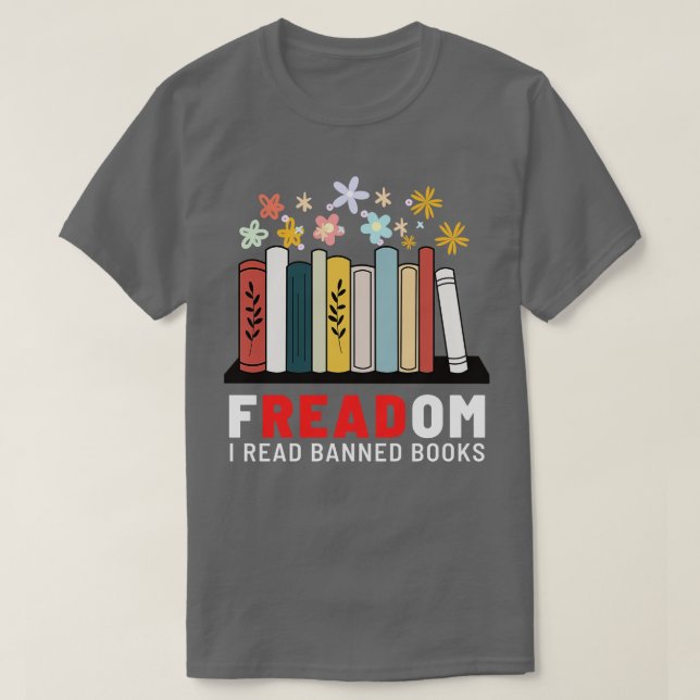 T-shirt Freadom I Lire Livres Interdits (Design devant)