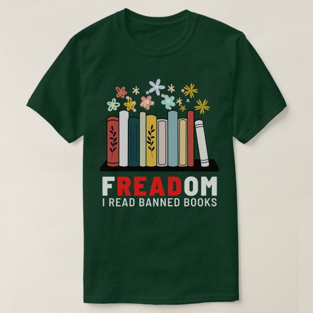 T-shirt Freadom I Lire Livres Interdits (Design devant)