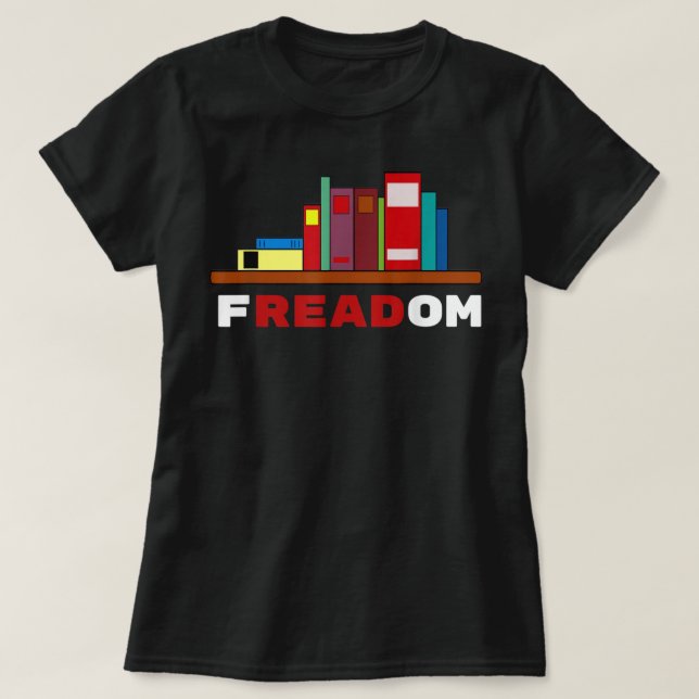 T-shirt Freadom - J'ai lu des livres interdits (Design devant)
