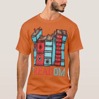 T-shirt Freadom les livres interdits semaine bookworm et l
