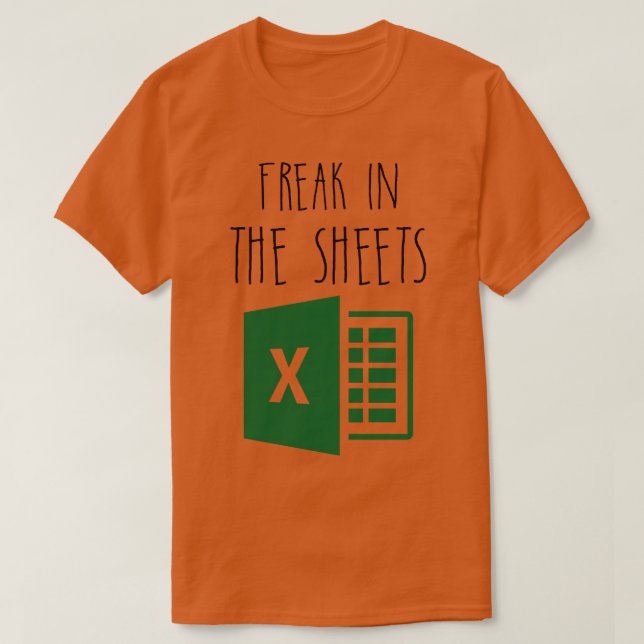 T-shirt Freak Dans Les Feuilles Drôle Coworker Comptable (Design devant)
