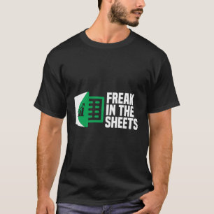 T-shirt Freak Dans Les Feuilles Excel Tableur Office Plais