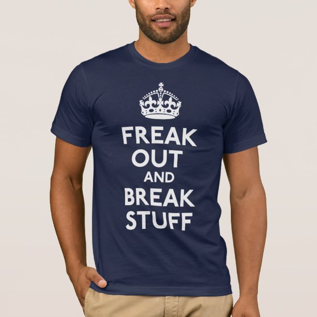 T-shirt Freak et cassez la chemise de substance (Devant)
