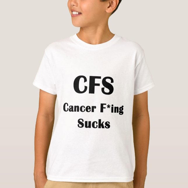 T-shirt Freaking de Cancer suce (Devant)