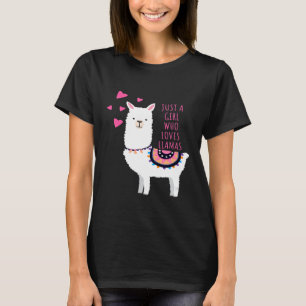 T-shirt Freaking Love Alpacas Lama Zoo Animal de ferme