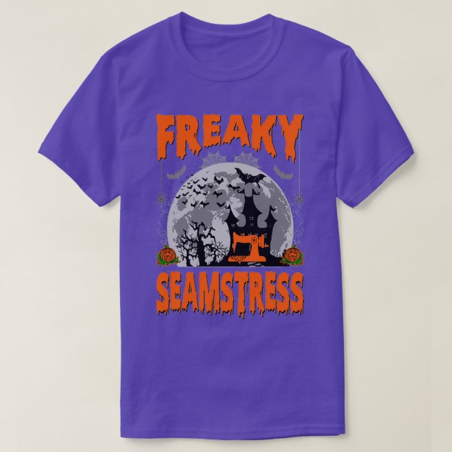 T-shirt Freaky Seamstress Drôle cadeau Halloween (Design devant)