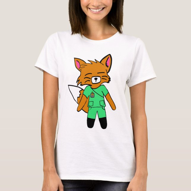 T-shirt Fred l'infirmière Fox (Devant)