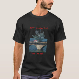 T-shirt Fred Tree Joyeux Noël Floride Keys 7 miles
