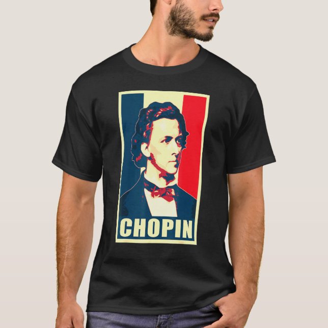 T-shirt Frederic Chopin Compositeur de musique classique R (Devant)