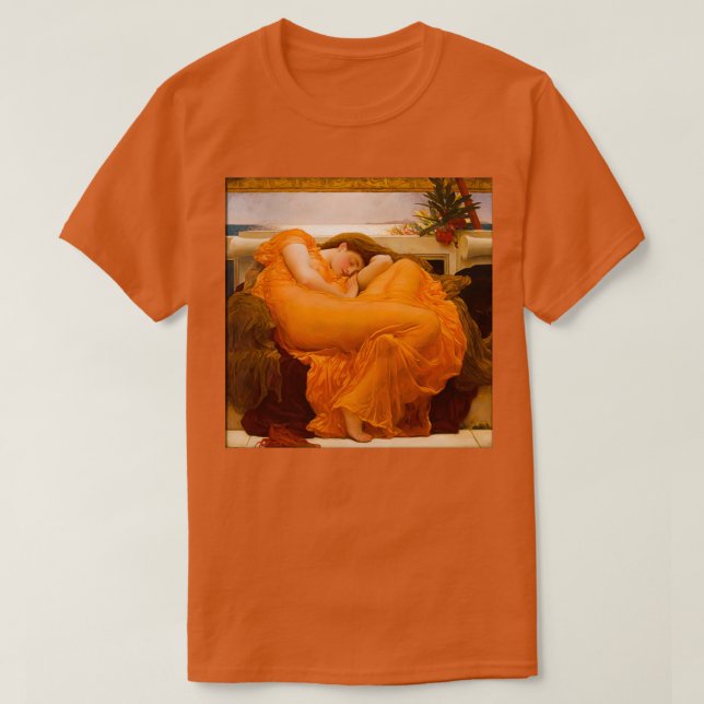 T-shirt Frédéric Lord Leighton Flaming Juin (Design devant)