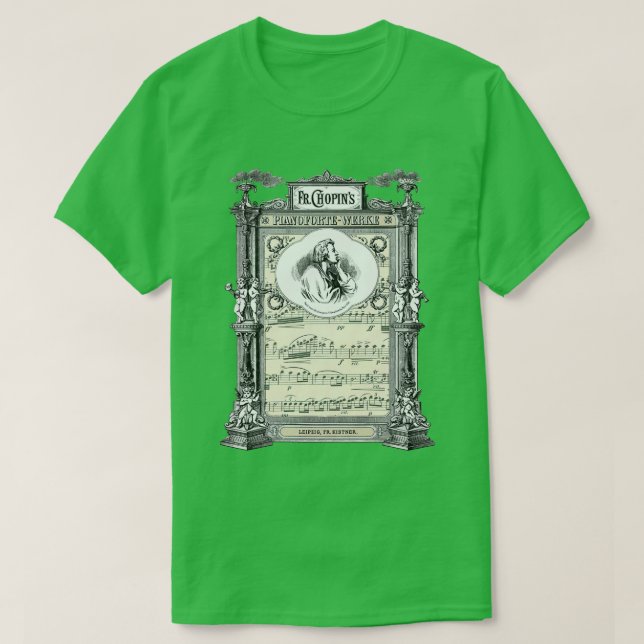 T-shirt Frederick Chopin  (Design devant)