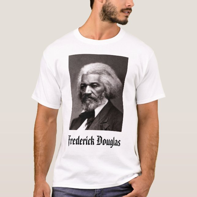 T-shirt Frederick Douglas - customisée (Devant)