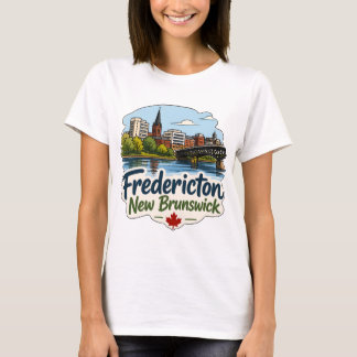 T-shirt Fredericton Nouveau-Brunswick Ciel Charmeur