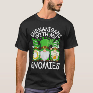 T-shirt Fredonnements avec mon St. Patricks Day Gnome Gnom