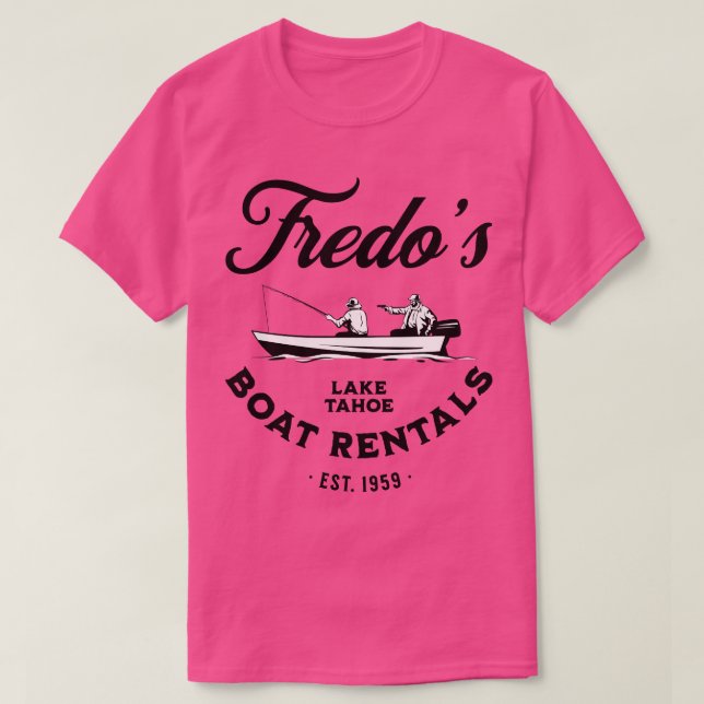T-shirt Fredos Lake Tahoe Location de bateaux Est 1959 1 (Design devant)