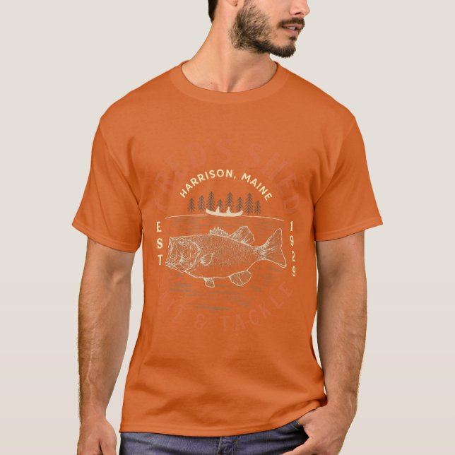 T-shirt Freds Shed Bait Tackle (Devant)