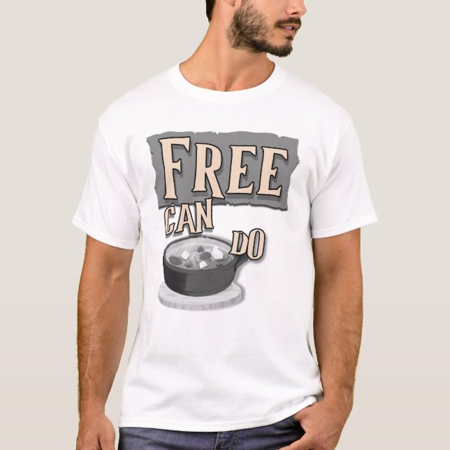 T-shirt Free can do (Devant)